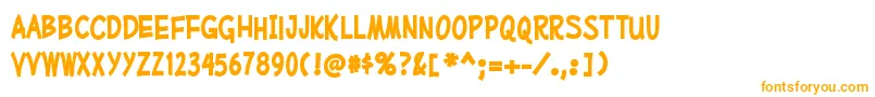 Fonte MufferawcdBold – fontes laranjas