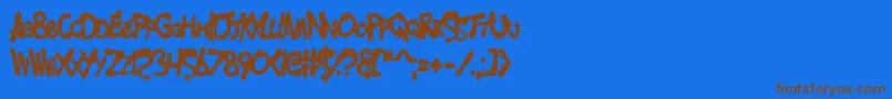 Lisätietoja MerseyCowboy-fontista MerseyCowboy-fontti – ruskeat fontit sinisellä taustalla