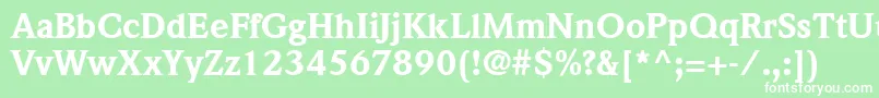 ItcWeidemannLtBlack Font – White Fonts on Green Background