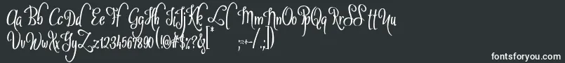 SybeliaDemo Font – White Fonts