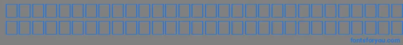 フォントPikto2 – 灰色の背景に青い文字