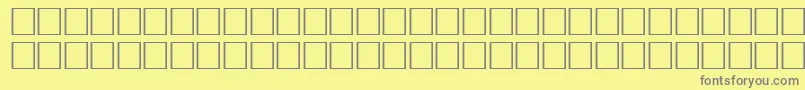 Pikto2 Font – Gray Fonts on Yellow Background
