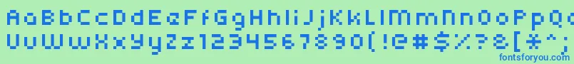 Lisätietoja Kroeger0556-fontista Kroeger0556-fontti – siniset fontit vihreällä taustalla