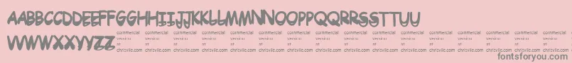 More about Drtoboggan Font Drtoboggan Font – Gray Fonts on Pink Background