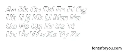 LinearouXboldItalic Font