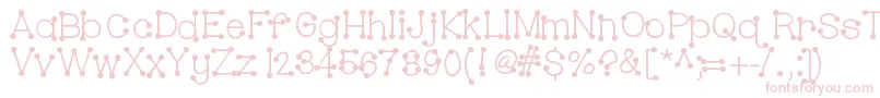 Hellobubblebutt Font – Pink Fonts on White Background