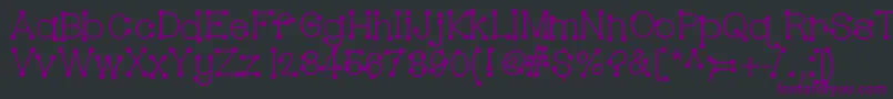 Hellobubblebutt Font – Purple Fonts on Black Background