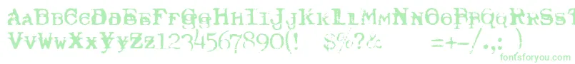 TypewriterRoyal200Trashed Font – Green Fonts