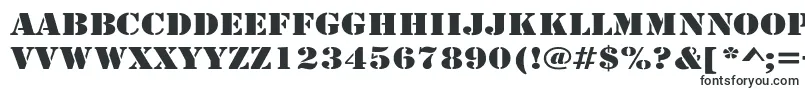 LarchmereWide Font – Stencil Fonts