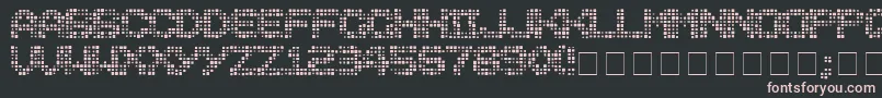 Medicati Font – Pink Fonts on Black Background