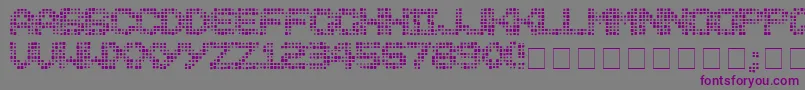 Medicati Font – Purple Fonts on Gray Background