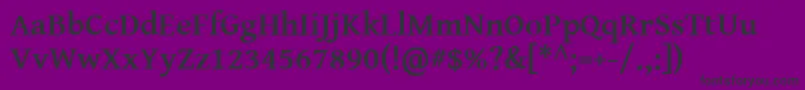 Saiba mais sobre a fonte Genbasb Fonte Genbasb – fontes pretas em um fundo violeta