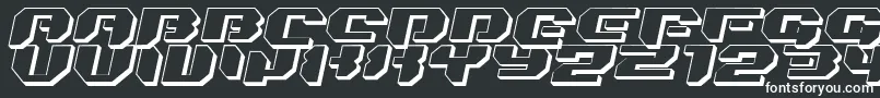 Bionickidslanted3D Font – White Fonts