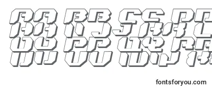 Bionickidslanted3D Font