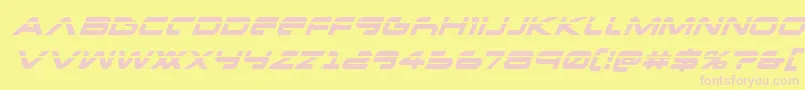 Подробнее о шрифте Newmarslaserital Шрифт Newmarslaserital – розовые шрифты на жёлтом фоне