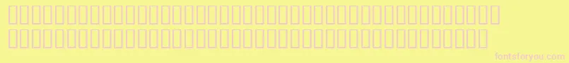 Lainiedaysh Font – Pink Fonts on Yellow Background