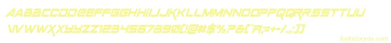 Spacerangercondital Font – Yellow Fonts