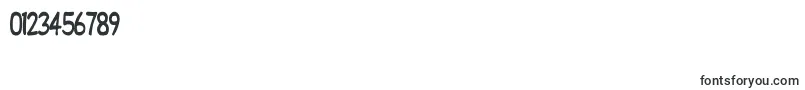 Dupuyheavyth-Schriftart – Schriften für Zahlen und Nummern