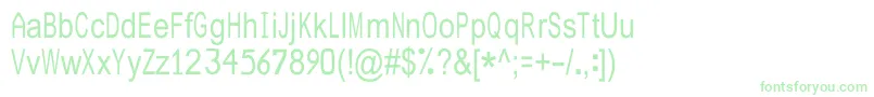JuliasoftSpecialFontN2 Font – Green Fonts on White Background