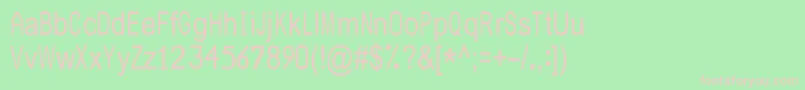 JuliasoftSpecialFontN2 Font – Pink Fonts on Green Background