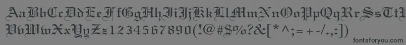 フォントLinotextstd – 黒い文字の灰色の背景