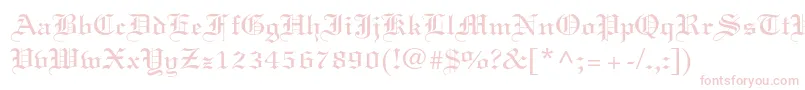 Linotextstd Font – Pink Fonts on White Background