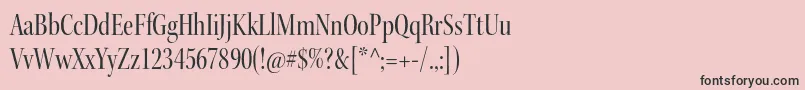 KeplerstdCndisp Font – Black Fonts on Pink Background