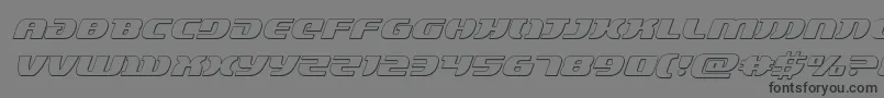 Lordsith33Dital Font – Black Fonts on Gray Background