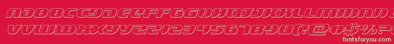 Lordsith33Dital Font – Green Fonts on Red Background