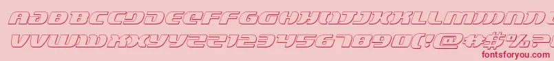 Lordsith33Dital Font – Red Fonts on Pink Background