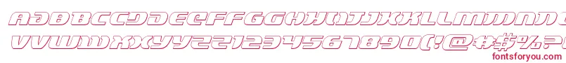 Lordsith33Dital Font – Red Fonts on White Background