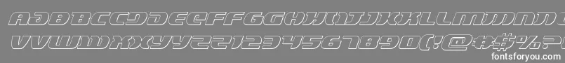 Lordsith33Dital Font – White Fonts on Gray Background