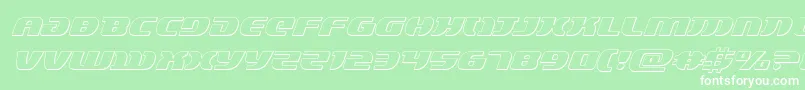 Lordsith33Dital Font – White Fonts on Green Background