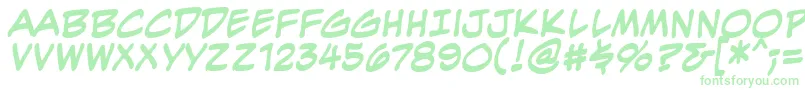 EvilgeniusbbBld-Schriftart – Grüne Schriften