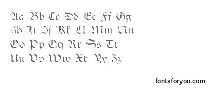 Halbrookessk Font