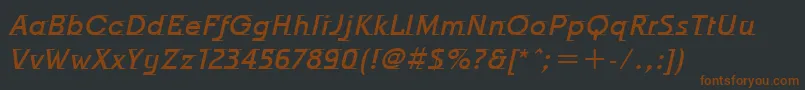fuente OdysseeItcMediumItalic – Fuentes Marrones Sobre Fondo Negro