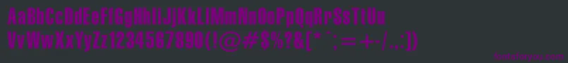 Подробнее о шрифте Gymnasiac Шрифт Gymnasiac – фиолетовые шрифты на чёрном фоне