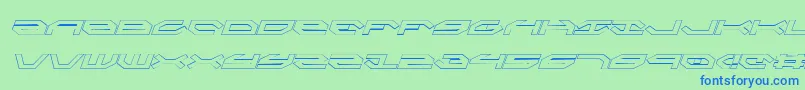 TaskforceOutlineItalicフォントについての詳細 フォントTaskforceOutlineItalic – 青い文字は緑の背景です。