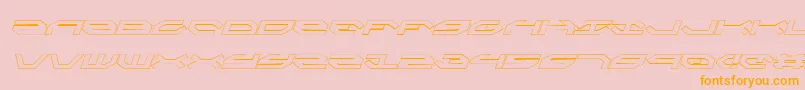 Weitere Informationen zur TaskforceOutlineItalic-Schriftart TaskforceOutlineItalic-Schriftart – Orangefarbene Schriften auf rosa Hintergrund