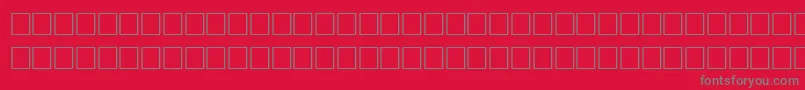 AbelardRegular Font – Gray Fonts on Red Background