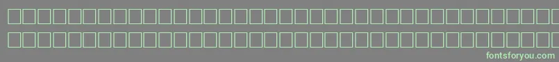フォントAbelardRegular – 灰色の背景に緑のフォント