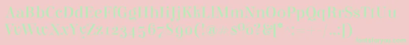 ElsieRegular Font – Green Fonts on Pink Background