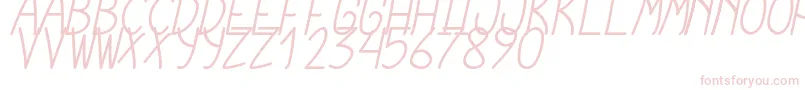 CursiExtraTfbCursive Font – Pink Fonts on White Background