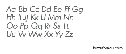 Review of the MontrealserialItalic Font