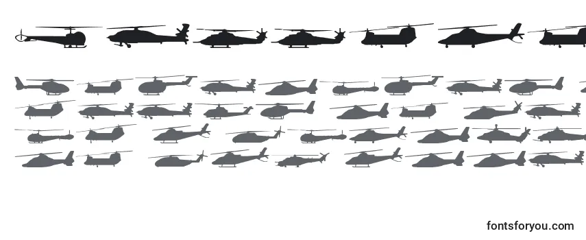 Czcionka Hellocopters2