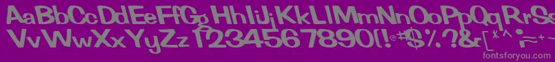 More about FertilemindplusRegularTtcon Font FertilemindplusRegularTtcon Font – Gray Fonts on Purple Background