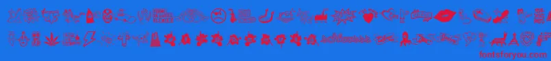 More about WcSchlaasssClassic Font WcSchlaasssClassic Font – Red Fonts on Blue Background