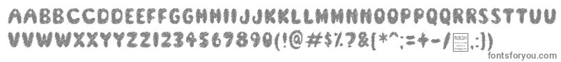 ScreamerDemo Font – Gray Fonts on White Background