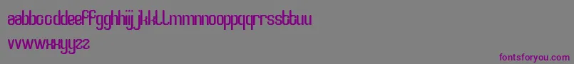 フォントSmartWatch – 紫色のフォント、灰色の背景