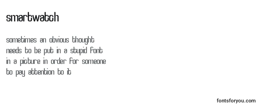 Review of the SmartWatch Font
